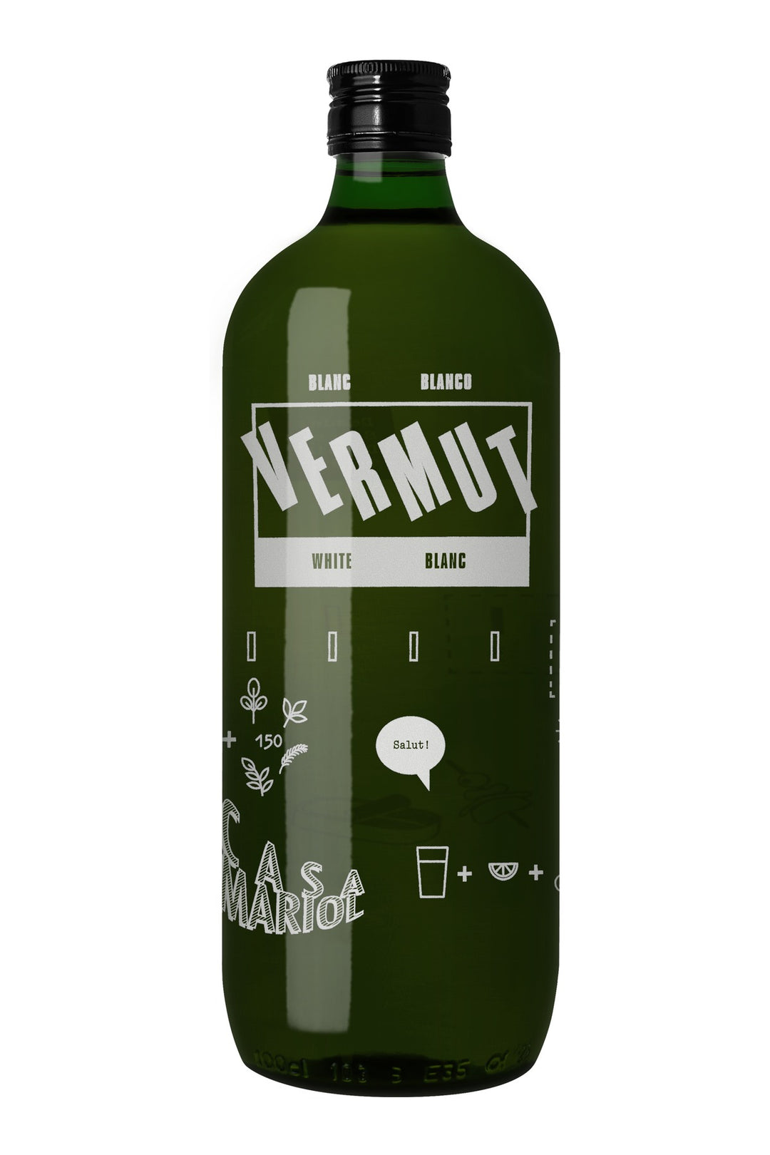 Vermut Blanc, Casa Mariol, 1-Liter-Flasche